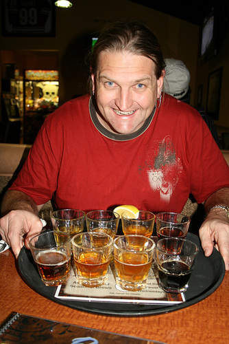 Beer sampler plate