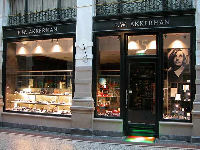 P.W. Akkerman Pen Store (est. 1910) in the Passage (The Hague)