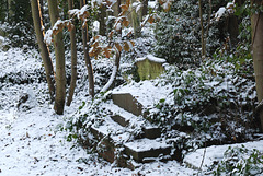 Cemetery in the snow