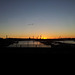 Sunset over Gothenburg harbour, Sweden