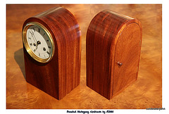 Banded Mahogany clockcase to rehouse pendulum clock