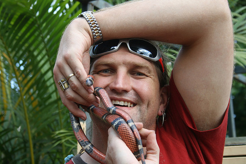 Me and a snake