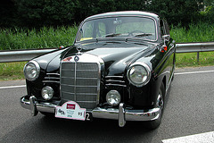 Mercs at the National Oldtimer Day: 1957 Mercedes-Benz 190 D