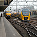 Overtaking train in Leiden