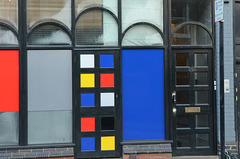 Coloured door