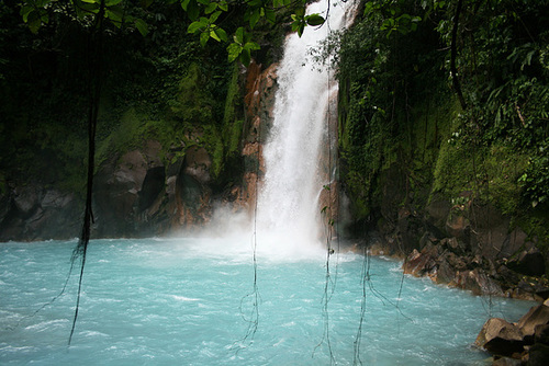 A Mineral Filled Waterfall