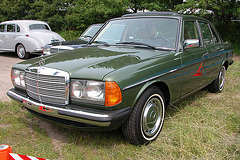 Mercs at the National Oldtimer Day: Mercedes-Benz 240 D (W123)