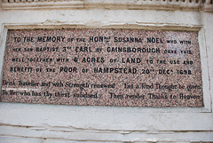 Chalybeate Well inscription