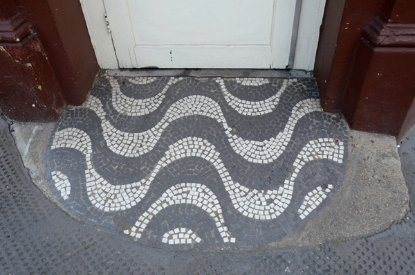 Doorstep mosaic