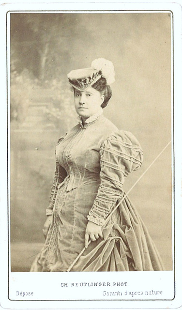 Marie Caroline Miolan-Carvalho by Reutlinger