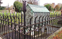 brompton cemetery, earls court,  london,tomb of frederick leyland, 1892, by burne jones