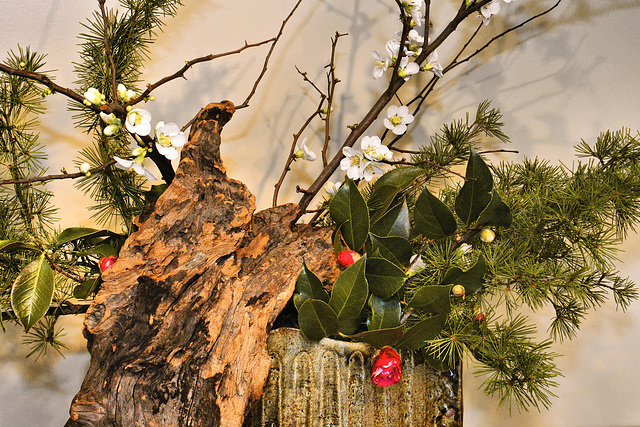 First Ikebana Arrangement of the New Year – National Arboretum, Washington D.C.