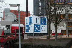 LUMC sign on the ground