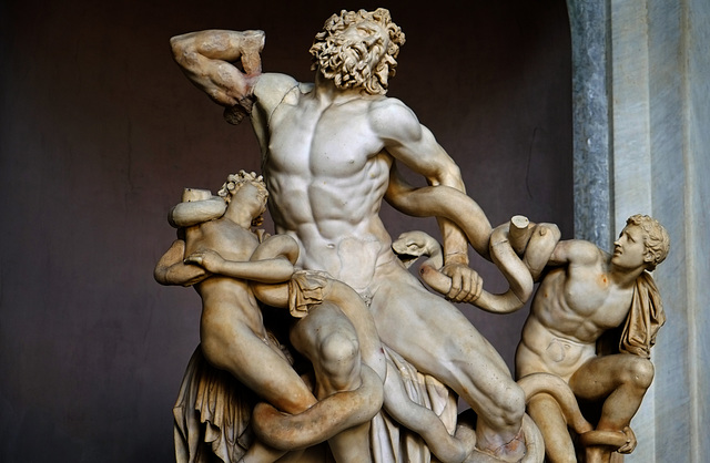 Rome Honeymoon Fuji XE-1 Vatican Museums statue 2