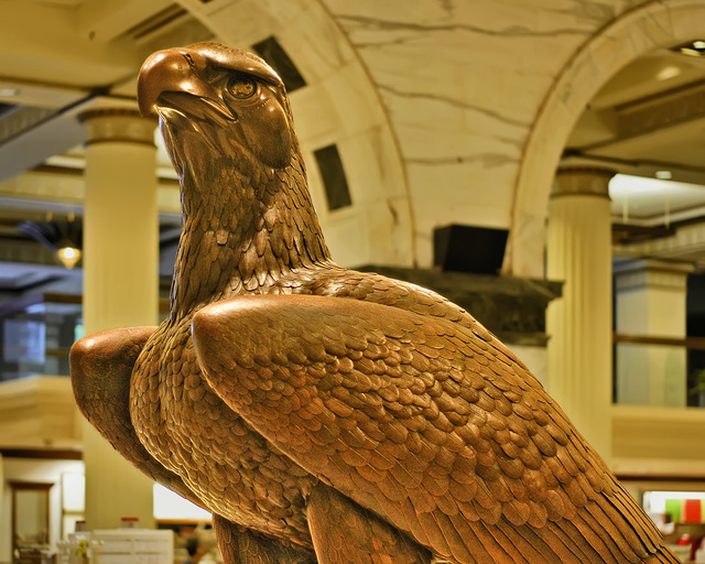 Meet Me at the Eagle – Wanamaker's (Now Macy's) Grand Court, Philadelphia, Pennsylvania