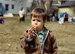 Owen - Easter Egg Hunt 1992