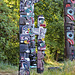 Totem Poles in the Morning Light – Stanley Park, Vancouver, British Columbia
