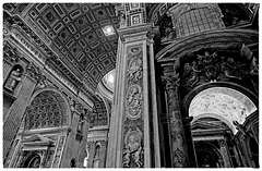 Rome Honeymoon Fuji XE-1 St Peter's Basilica 12 mono