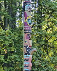 Sky Chief Totem Pole – Stanley Park, Vancouver, British Columbia