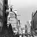 Crowd on the streets of downtown Tokyo