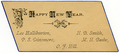 A Happy New Year, 1879