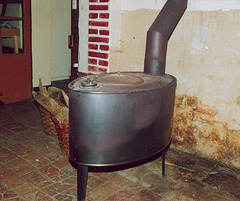 Scandinavian wood stove
