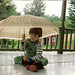 Owen with Umbrella c1993