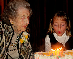 The 100th birthday cake