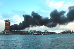 Fire in North Amsterdam