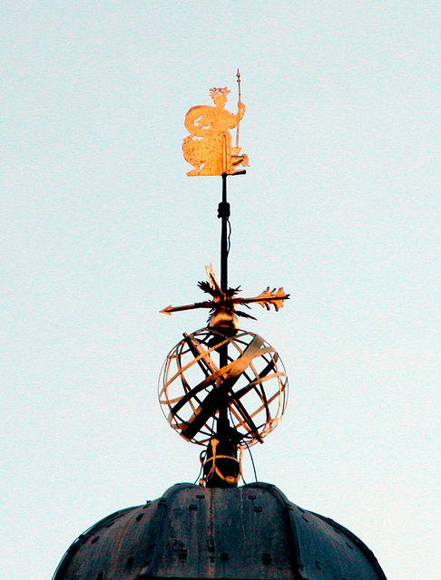 Things on Rooftops: nr. 9  Pallas Athene Weathervane
