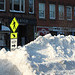 Keep Right of Snow Bank