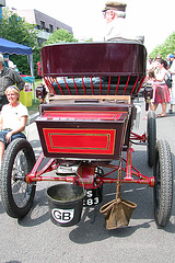 Steam cars at the National Oldtimer Day in Holland: 1902 Waltham