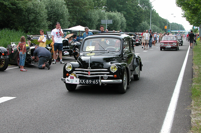 National Oldtimer Day in Holland: 1958 Renault 4CV and a 1969 NSU 1000C behind