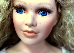Doll in junk shop