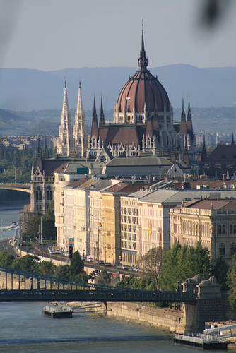 Looking Down At Budapest