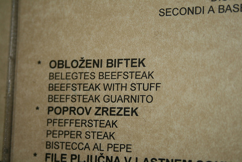 Beefsteak With Stuff