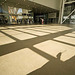 Pompidou interior with shadows