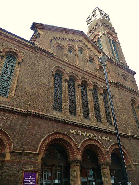 westminster congregational chapel, london