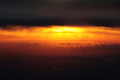 Sunset, as Viewed From QF004 to Singapore