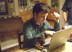 Colin Working on my #%&*@*#! Laptop