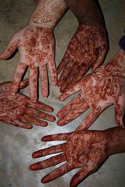 Henna Tattooed Hands