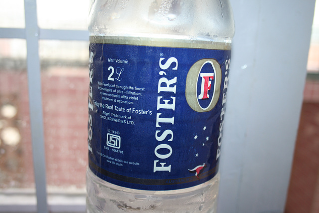 Ah, Foster's, Australia's Favourite Water!?