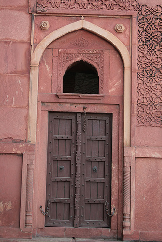 A Doorway In Agra Fort