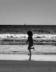 girl on the beach
