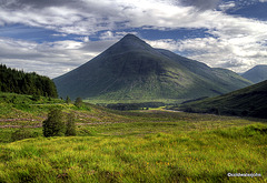Beinn Dorain from the A82 approaching Glencoe from the south