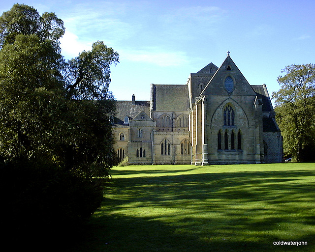 Pluscarden Abbey late afternoon