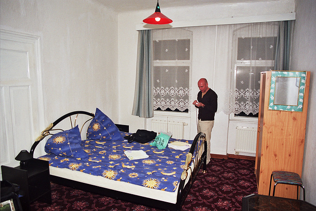 Hotel room in Pension Diana in Dresden