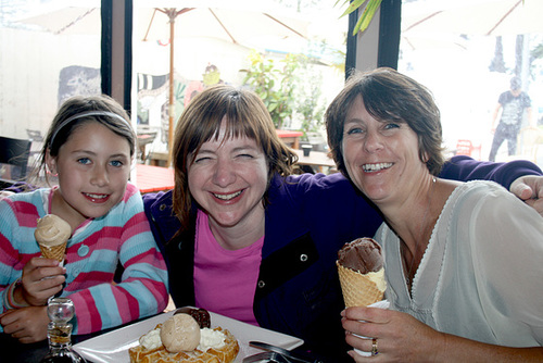 Icecream with Amy and Karyn