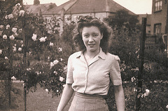 My Mother at Thornton Heath, 1945.