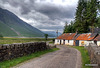 The old farm at Gualachulain, at the end of the Glen Etive track